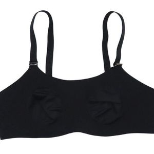Knixwear evolution reversible bra size 8 black/nude